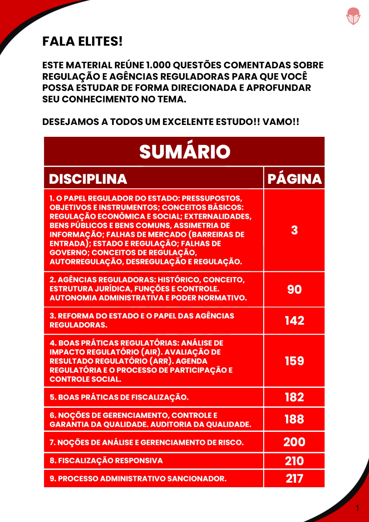 1.000 Questoes Comentadas REGULAÇÃO E AGÊNCIAS REGULADORAS CNU Bloco 9 - SEJA ELITE - 2025_page-0002